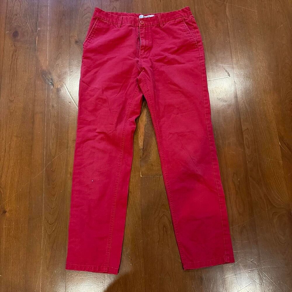 Ochenta Men's Red and Pink Trousers